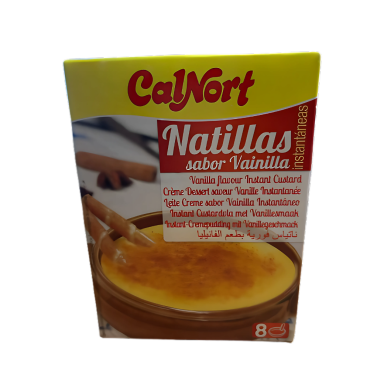 Natilla sabor vainilla  Calnort.