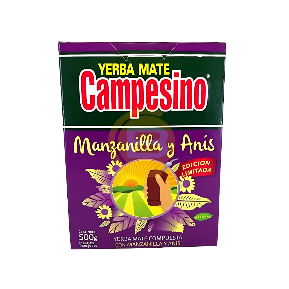 Yerba mate Campesino Manzanilla y anís 500 gramos