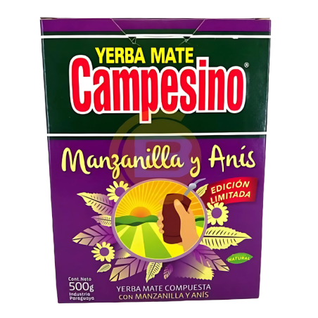 Yerba mate Campesino Manzanilla y anís 500 gramos