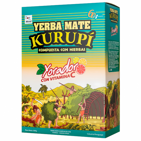 Kurupí  yorador con vitamina C.