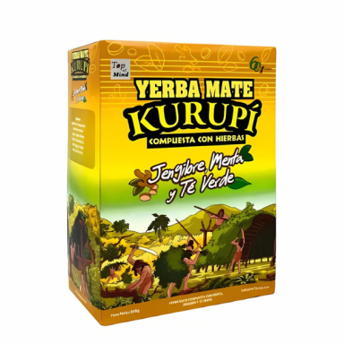 Kurupí Jengibre, menta y Té verde 500 grs