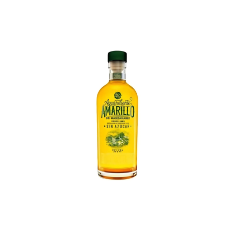 Aguardiente Amarillo de Manzanares, Licor Anisado, 70cl