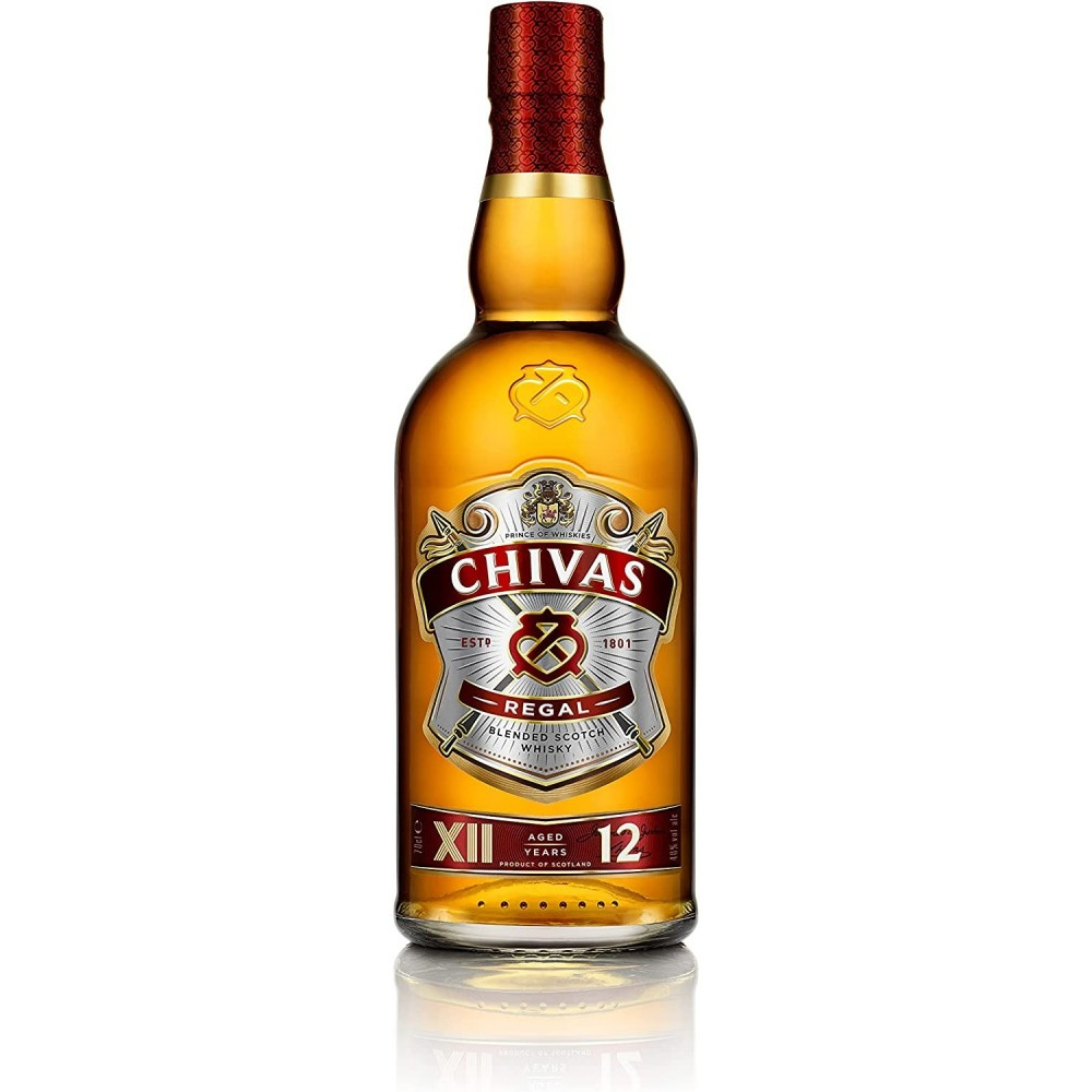 Whisky escocés Chivas 12 años 70 cl.