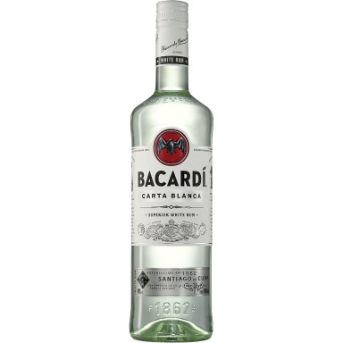 Ron Bacardí carta blanca 1 litro.