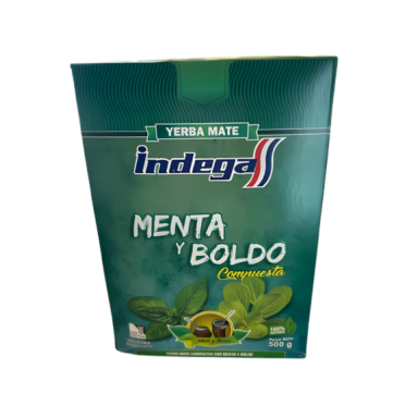 Yerba mate Indega menta y boldo compuesta 500 gramos