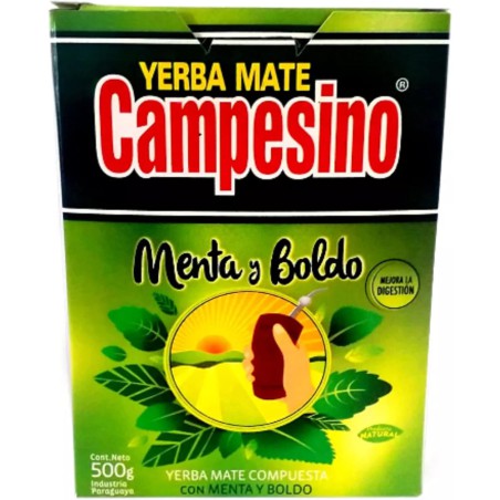 Yerba Mate campesino Menta y boldo